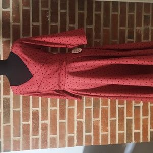 NWT Modcloth Timeless polkadot swing dress, size 8
